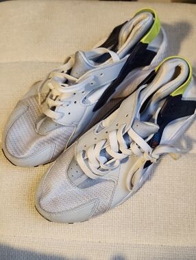 White and Baby Blue Kid Sneakers